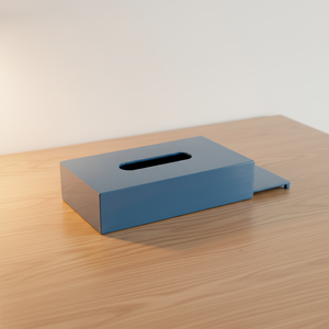 Boîte à mouchoirs décorative en laque faite à la main pour l'hôtellerie haut de gamme et le bureau à domicile, construction en bois durable - Product Image 1