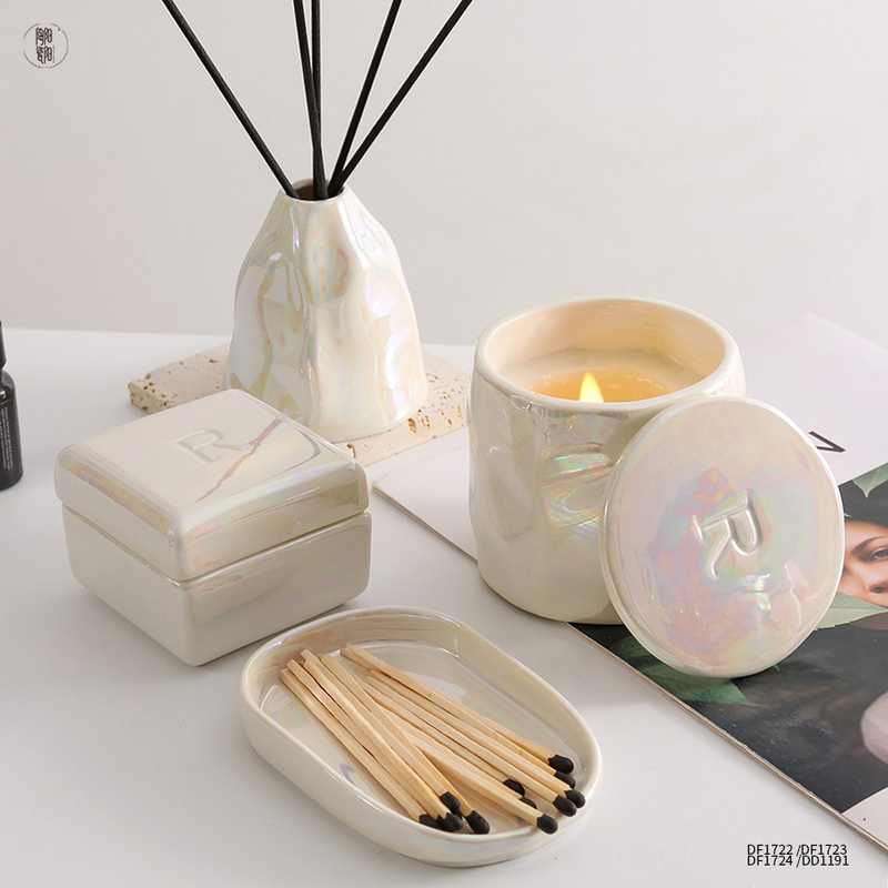 Modern Printing White Porcelain Tea Mug