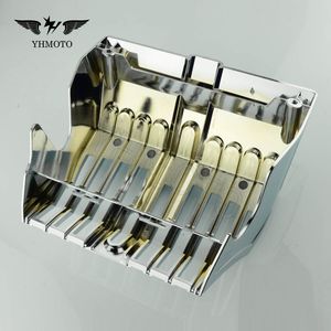 Refroidisseur d'huile pour carénage inférieur de moto Electra Road Tri Glide Ultra Limited à double refroidissement, pompe à liquide de refroidissement chromée robuste - Product Image 6