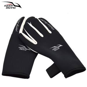 Guantes de Neopreno de 2 mm con Bloques de Color de Moda para Buceo Técnico, Protección Antideslizante, Cálidos para Invierno, Natación, Repuesto - Product Image 3