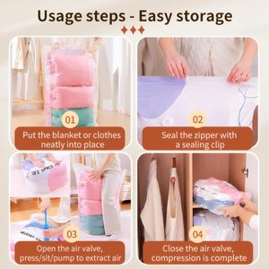 High Quality Vacuum Storage <b>Bags</b> Sealer Plastic Reusable Hand Pump Vacuum Sous Vide <b>Bags</b> - Product Image 2