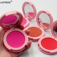 Palette de fards à joues cosmétiques pour le visage, haute pigmentation, vegan, poudre mate, fard à joues mat, étiquette privée, fard à joues rose vegan, résistant à l'eau