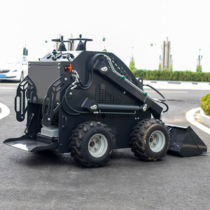 Chargeuse compacte sur chenilles 25 CV 500 kg avec moteur diesel télécommandé, homologuée EPA CE, avec tarière et rétrocaveuse – Vente directe usine - Product Image 1