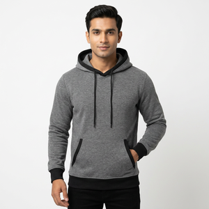 Hot Sale Men's Winter Fleece Long Sleeve <b>Hoodies</b> Breathable Quick Dry Casual Style - Product Image 1