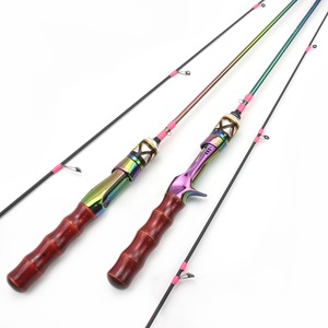 Byloo, súper suave, ultraligero, mango de <span class=keywords><strong>madera</strong></span>, cañas giratorias, caña de pescar de fundición, varillas de fibra de carbono para trucha, caña con mango de corcho - Product Image 6
