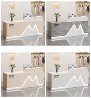 Comptoir de réception personnalisé pour salon de beauté, petite table de réception, comptoir de réception pour salon de manucure
