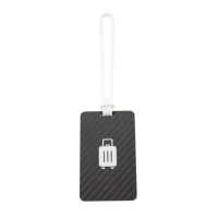 Nouvelle étiquette de bagage colorée en fibre de carbone pour étiquettes de sac de voyage pour bagages étiquettes de valise