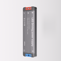 Fuente de Alimentación de CA-CC de 24 V de Aluminio Mini de Alta Eficiencia, Transformador LED sin Parpadeo y de Bajo Ruido para Dispositivos Inteligentes e Iluminación LED