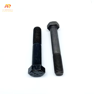 Pernos Hexagonales de Cabeza Cilíndrica DIN 931 DIN 933 de Acero, Grado 8.8 10.8, M6 <span class=keywords><strong>M8</strong></span> M12, Estándar ASTM A490m, Negros - Product Image 5