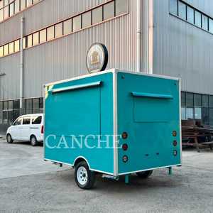 Mini chariot de nourriture portable | Coloré et bien organisé avec équipement de cuisine personnalisé et options d'évier - Product Image 2