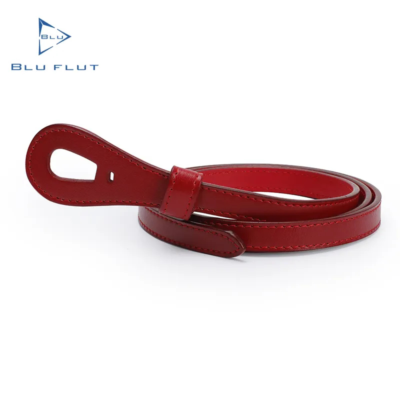 Pretty woman leather belts ladies girls genuine leather thin belt without buckle