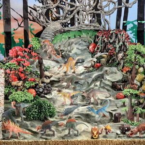 Lot de figurines miniatures de dinosaures en PVC, modèles de dinosaures en plastique solide, jouets pour enfants, figurines de collection - Product Image 2