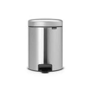 Cestino per Rifiuti Newicon 5 L in Acciaio Inox con Pedale per Cucina e Bagno - Product Image 1