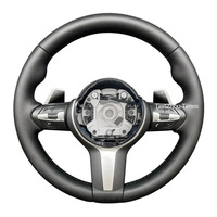 Volant en cuir compatible avec BMW F 3 4 5 7 8 Series M3 M4 M5 M6 F01 F06 F10 F11 F15 F20 F22 F30 F32 F33 X3 X4 X5 X6 X7