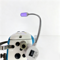 Mini lampe de travail LED magnétique pour machine à coudre, couleur violette, idéale pour l'industrie et les usines de chaussures