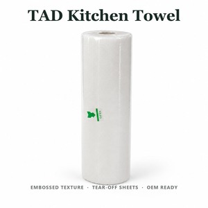 TAD Eco-Friendly Kitchen <b>Towel</b> Single Fold 1 Ply TAD Material <b>Paper</b> <b>Roll</b> - Product Image 1