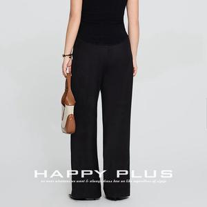 Pantalon de costume large pour femmes grandes tailles Runqi, gris, taille haute, coupe droite, décontracté, pour le bureau, N8881 - Product Image 5