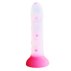 BANSEY Dildo Realista de Silicona Líquida, Estrella Brillante, Tapón Anal Translúcido, Juguete Sexual Flexible para Parejas, Directo de Fábrica - Product Image 5