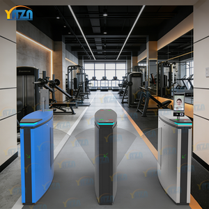 Portillon tournant coloré personnalisé pour contrôle d'accès extérieur professionnel, idéal pour les galeries d'art modernes et les espaces de coworking créatifs - Product Image 2