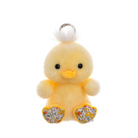 Porte-clés en peluche personnalisé UYEAH CPC OEM/ODM, design sur mesure, jouet en peluche doux en coton, mignon canard/chien, cadeau pour sac
