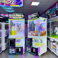 Machine à griffes intelligente à deux niveaux pour poupées, avec joysticks de contrôle supérieur et inférieur, pour centres de jeux d'arcade à fort trafic