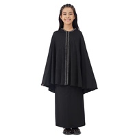 Setelan Baju Muslim Anak Perempuan untuk Musim Semi dan Gugur. Set Pakaian Anak-Anak Asia Tenggara.
