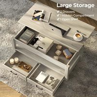 Combohome Table basse la plus vendue moderne multifonctionnelle avec dessus élévateur pour le salon