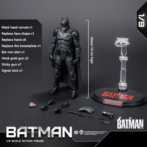 Figurine d'action DC Série 2022 Nouvelle figurine d'action <span class=keywords><strong>Batman</strong></span> version standard 1/9ème échelle 19cm/7.5in avec de nombreux accessoires, objet de collection - Product Image 2