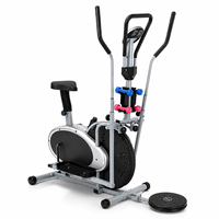 Vélo d'exercice magnétique, équipement de sport, vélo elliptique avec Twister et fonction push-up, avec siège