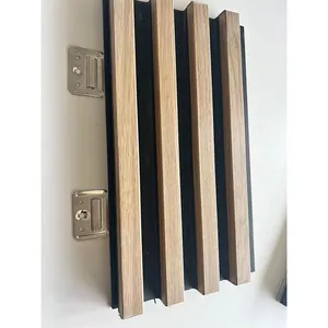 2024 Wooden Grain wall fiuted panel PVC Wpc Wall Panels Elevate Your Space with Stylish WPC Wall Panels