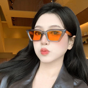 American Retro Cat's Eye Lunettes de soleil Trendy Y2K Street Shade pour femmes hommes Protection UV UV400 Lunettes Hot Girls Guys Style - Product Image 3