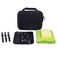 Valise de coiffeur EVA rigide personnalisée pour ciseaux, tondeuses, rasoirs, trousse de toilette de voyage avec fermeture éclair