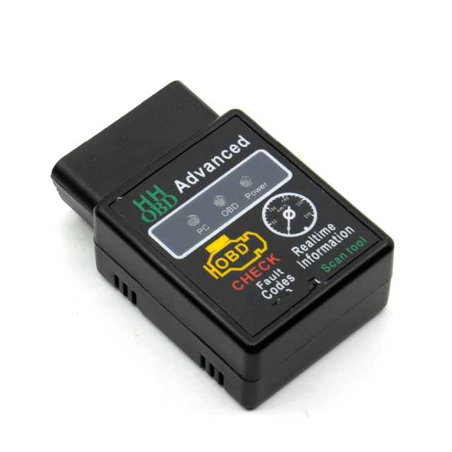 HHOBD Advanced ELM327 OBD2 HH OBD V2.1 Check Fault Code Erase Trouble Code Scanner for Car Diagnostic Tool