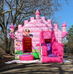 <span class=keywords><strong>Castillo</strong></span> Inflable con Tobogán, Temática de Princesa, para Niñas - Product Image 5