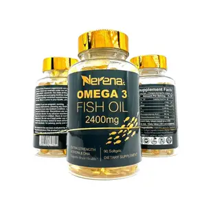 Hot Sale High Quality Deep Sea Fish Oil Capsules High Dose Omega 3 Fish Oil Capsules 90 Capsules/bottle