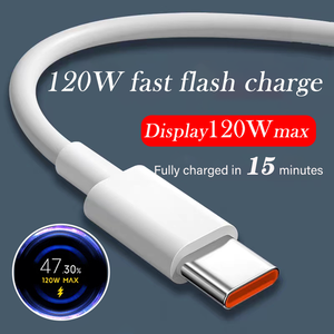 Loại C 6A Nhanh Chóng Sạc Cáp USB-C 1.5M 120W Siêu Nhanh Chóng Sạc Dây Đối Với iPhone 15 Cáp Dữ Liệu Đối Với Xiaomi Redmi - Product Image 3