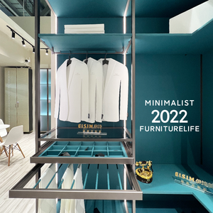 Sistema de Puertas Corredizas Plegables de Diseño Simple, Armario Convertible para Almacenamiento de Ropa, Perfil de Aluminio y Madera - Product Image 5