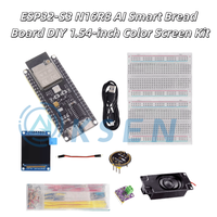 AI-KSEN Xiage Xiaozhi AI Robot dialog, Kit kombinasi ESP32-S3 N16R8 papan pengembangan suara cerdas