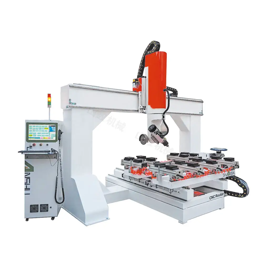 Factory supply 8-blade disc tool changer cnc gift carving machine cnc router machine for furniture making