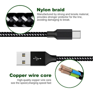 สาย USB Type C NYLON 5M สาย UAB Tipo สายชาร์จ V8สำหรับโทรศัพท์มือถือ - Product Image 3