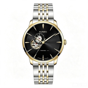 Reloj Mecánico Automático para Hombre con Logotipo Personalizado de Fábrica OEM, Acero Inoxidable 316L, Movimiento Esqueleto NH39, Reloj de Pulsera de Lujo, MOQ Bajo - Product Image 3