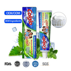 Colglo Vente en Gros 100g Dentifrice Saveur Menthe Chimique Goût Menthe Fraîche Intense Nouvelle Formule Usage Domestique Blanchissant Anti-Caries - Product Image 1
