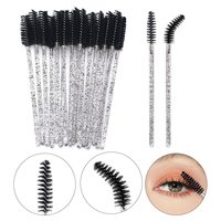 Boîtes d'emballage personnalisées de luxe en papier kraft noir avec fenêtre pour vernis à ongles, huile, crème pour le visage, cils, brosses à cils