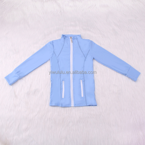 Hot Selling Breathable Long Sleeve High Quality New Design <strong>Kids</strong> Clothing Sports <strong>Gym</strong> Yoga <strong>Wear</strong>