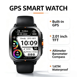 นาฬิกาสมาร์ทวอทช์ GPS สำหรับผู้ชาย รุ่น TS500 ปี 2026 สำหรับกิจกรรมกลางแจ้ง พร้อมมาตรวัดความสูง บารอมิเตอร์ <span class=keywords><strong>เข็มทิศ</strong></span> หน้าจอ TFT 2.01 นิ้ว กันน้ำ 1ATM รับทำโลโก้ตามสั่ง ขายส่ง - Product Image 1