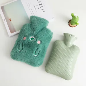 Custom cute hot water refill thermos knitted soft comfortable pain relief treatment bag washable reusable thermos