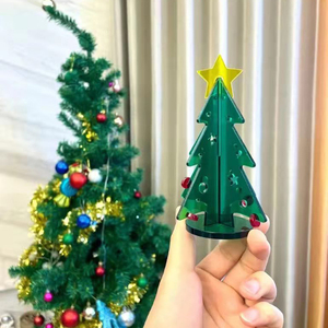 Albero <span class=keywords><strong>di</strong></span> <span class=keywords><strong>Natale</strong></span> Artificiale Ecologico in Acrilico da <span class=keywords><strong>Parete</strong></span> con Dimensioni Personalizzabili per Decorazioni Natalizie e Festive da Interno - Product Image 5
