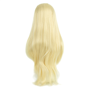 Platinum Blond Hand-woven Chemical Fiber Lace Headpiece 13*3 Large Area High-definition Front Lace Wig Female <strong>Lacewig</strong> - Product Image 3