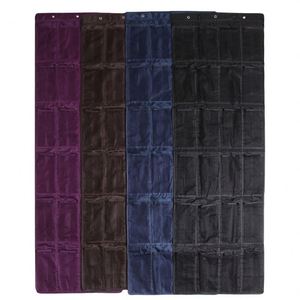 Hot Selling Closet Door Hanging <b>Shoe</b> Rack Organizer 24 Mesh Pockets Hanging <b>Storage</b> Bag With Hooks - Product Image 4