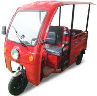 Gonghua Mini Moto Électrique Multifonction à 3 Roues pour Transport de Passagers et Marchandises, Tricycle Électrique